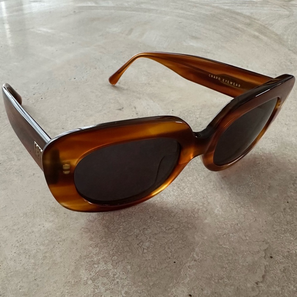Crap Eyewear The Velvet Mirror Square Brown Sunglasses - Picture 3 of 9